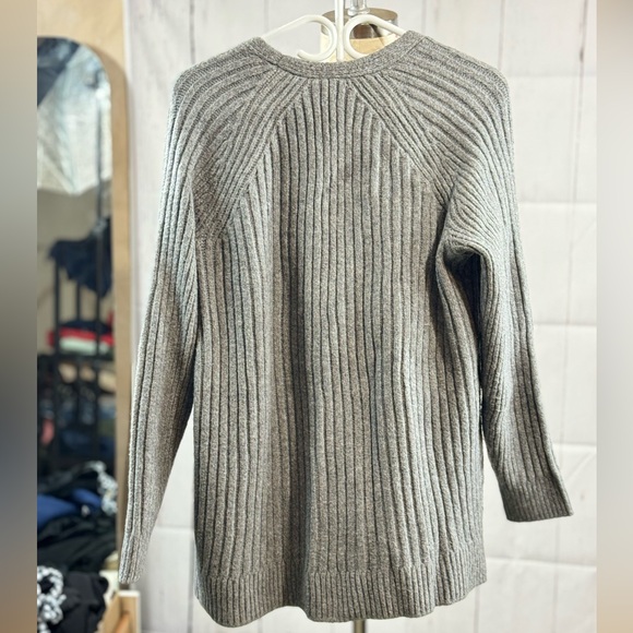 525. Denver hayes chunky rib-knitted open front cardigan, size L - Picture 2 of 7